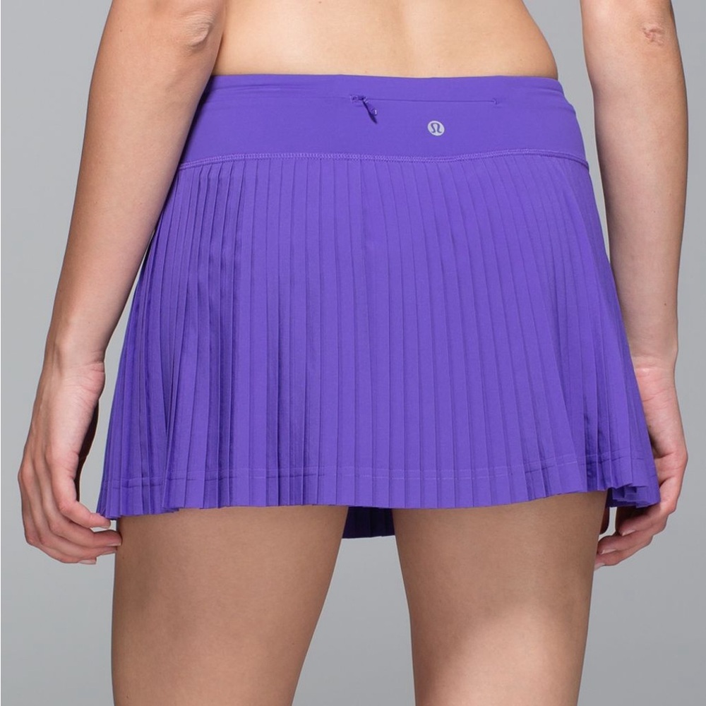 Lululemon Purple Pleated Skirt